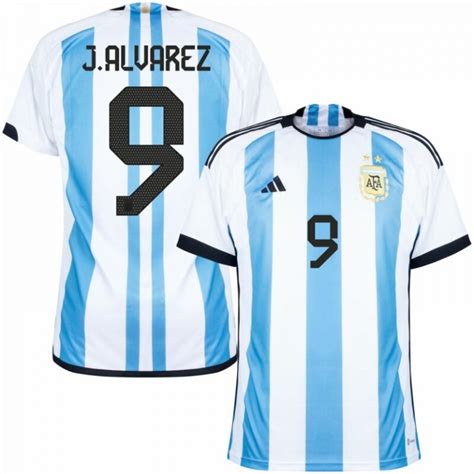 Argentina Home Jersey World Cup 2022 Jalvarez