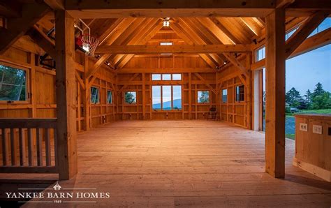 The Post And Beam Barn Interior Is Designed To Be A Working Barn That