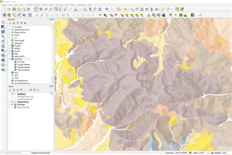 How To Add A Online Topography Basemap In Qgis Tutorial Hatari Labs