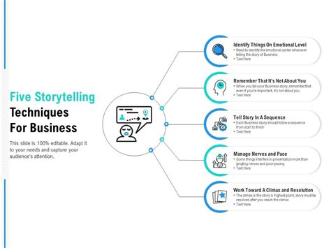 Five Storytelling Techniques For Business Powerpoint Templates