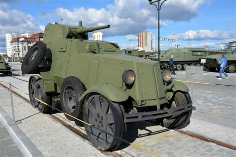 Ba10a Railway Soviet Armored Car Ww Ii Military Vehicles Armored