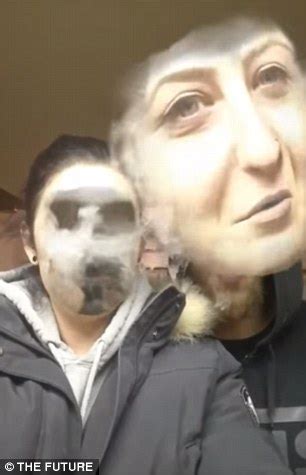 Snapchat Face Swap Filter While VAPING Creates A Hilarious Ghost In