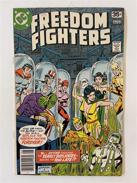 Freedom Fighters Vf Comic Books Bronze Age Dc Comics Superhero Hipcomic
