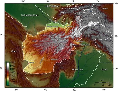 Click on above map to view higher resolution image. Geography of Afghanistan - Wikipedia