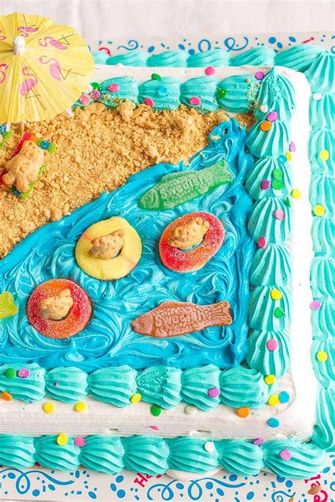 This Easy Summer Beach Cake Comes Together Quickly With A Store Bought Carvel® Ice Cream Cake