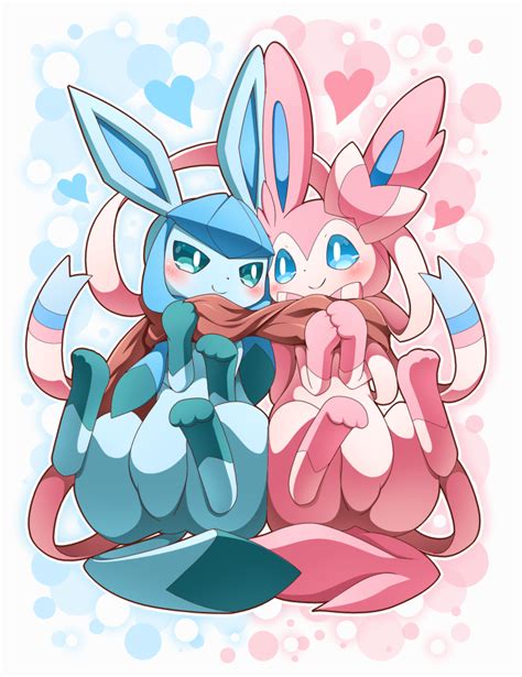 Pokemon Sylveon And Glaceon The Pok Mon Company International Is Not Responsible For The Content