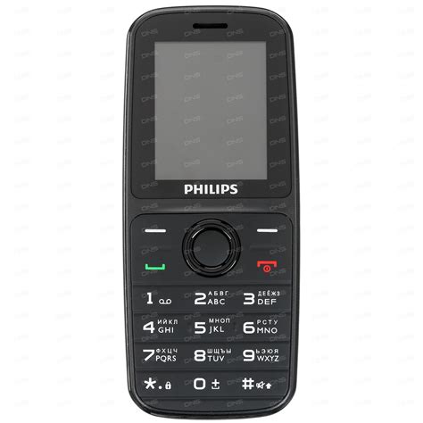Технические характеристики Сотовый телефон Philips E109 черный
