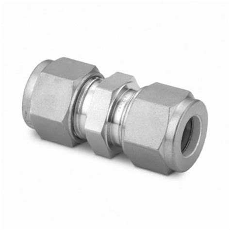 Stainless Steel Swagelok Tube Fitting Union 18 Mm Tube Od Unions