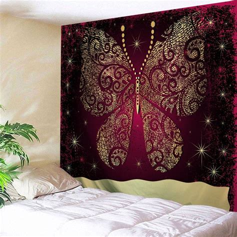 Wall Decor Butterfly Printed Bedroom Tapestry Tapestry Bedroom