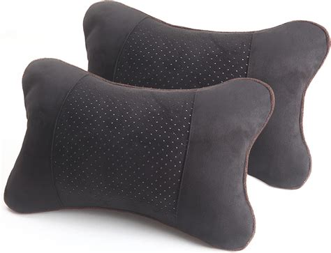 autoe 2pcs car seat pillow auto headrest comfortable pillows for travel interior