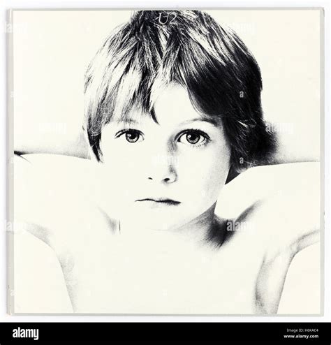 Cover Of Boy 1980 Album By U2 On Island Records Stock Photo