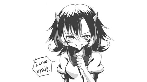 Female Anime Character Illustration Kijin Seija Touhou Tongue Out