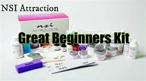 Based on my nail artist career, i recommend the latorice dipping powder nail starter. NSI Attraction- All In One Acrylic Nail Kit -Great Beginners Kit - YouTube
