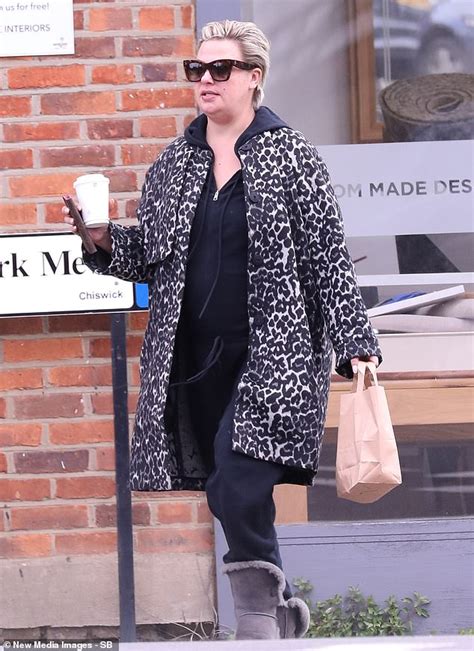 Lisa Armstrong Leaves Hair Salon Wearing A Comfortable Onesie