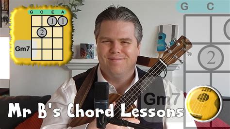 How To Play The Gm7 Chord Mr Bs Ukulele Channel Youtube