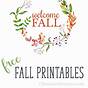 Free Fall Printable