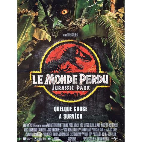 Le dinosaure parasaurolophus dans jurassic park 2. JURASSIC PARK 2 THE LOST WORLD Movie Poster
