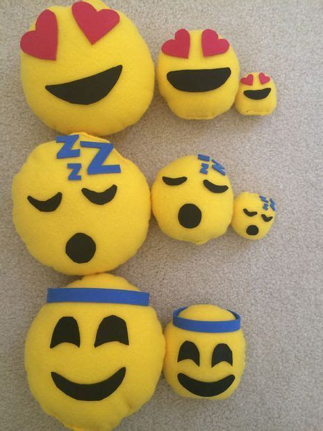 Diy Emoji Pillows Emoji Pillows Emoji Diy