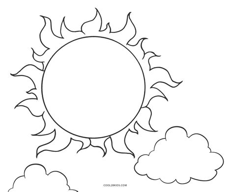 Imagem Sol Para Colorir