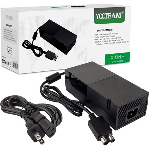 Yccteam Power Supply Brick For Xbox One Newest Updated Version Ac