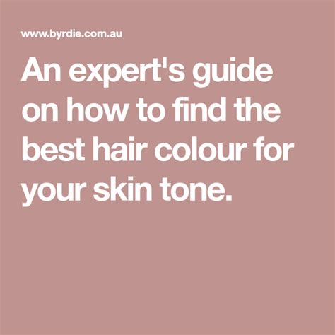 An Experts Guide On How To Find The Best Hair Colour For Your Skin