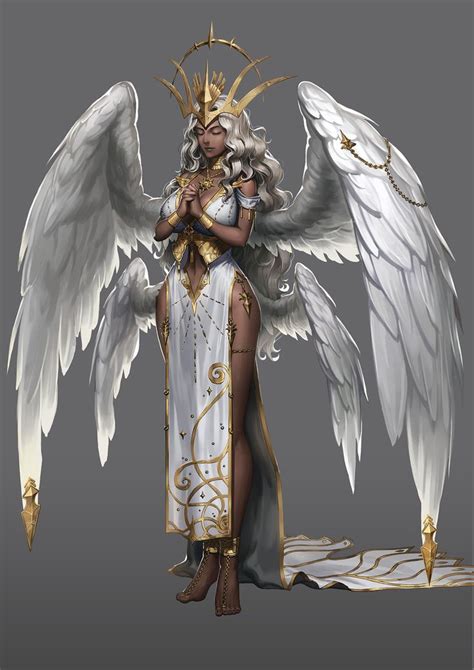 ArtStation Angel Concept Art CHOCOLAZY 초코레이지 Fantasy character