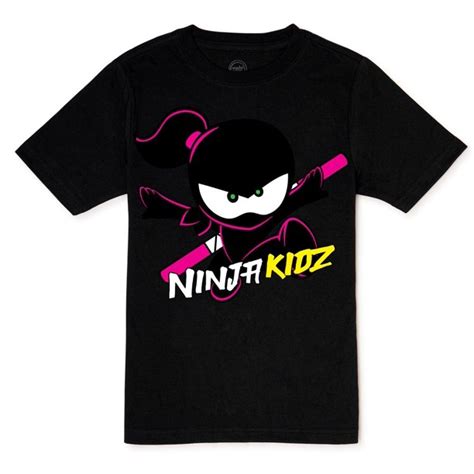 Ninja Kidz Official Original Logo Tee Dress Your Ninja Kid In Cool