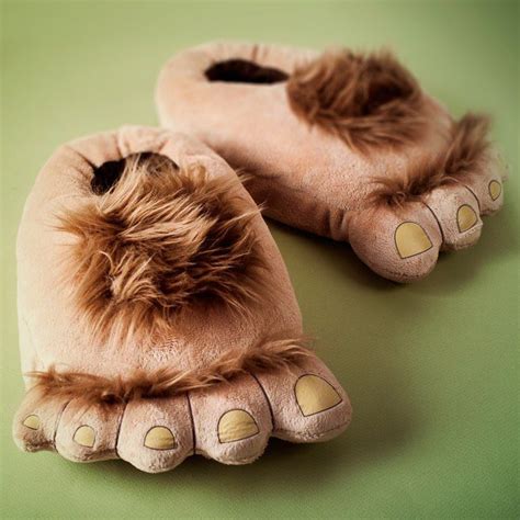 Slippers From The Shire At Hobbit Feet Furry Slippers