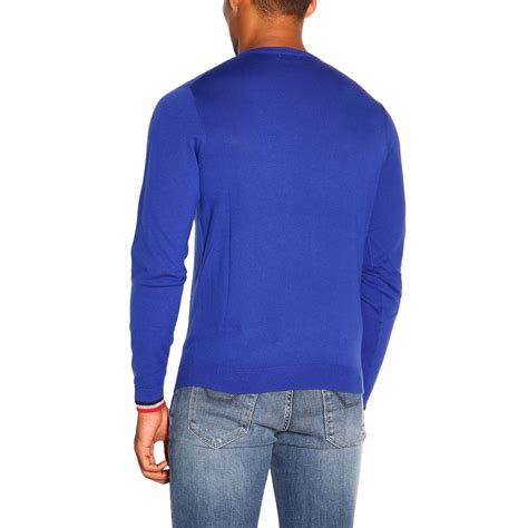 Sun 68 Outlet Sweater Men Royal Blue Sweater Sun 68 K29111 Gigliocom