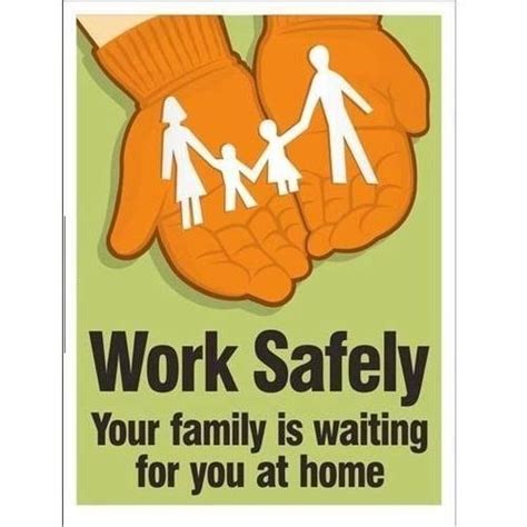 18 Inch Safety Poster Shape Rectangle 05 2 Mm Rs 650 Unit Id