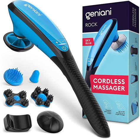 Geniani Deep Tissue Massager For Body Shoulders Neck And Sore Muscles