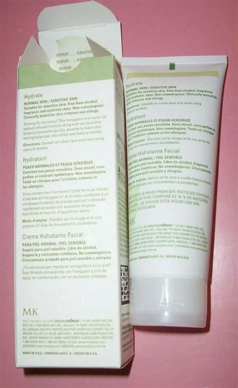 Mary Kay Botanical Effects Hydrate Formula 2 Normal Sensitive Skin