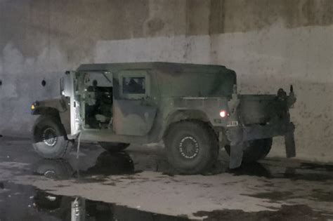 Recuperado Un Humvee Militar De La Guardia Nacional De Eeuu Robado En