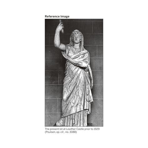 A Roman Marble Portrait Statue Of Livia As A Priestess Early St