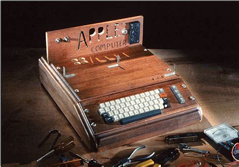 The apple i was apple's first product, demonstrated in april 1976 at the homebrew computer club in palo alto, california. The first Apple computer - 30 years ago (photo) » Our ...