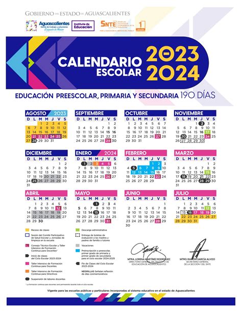 Este Es El Calendario De Educación Básica De Aguascalientes Para El