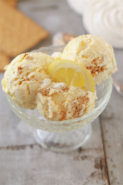Lemon Meringue Pie Ice Cream No Machine Gemmas Bigger Bolder