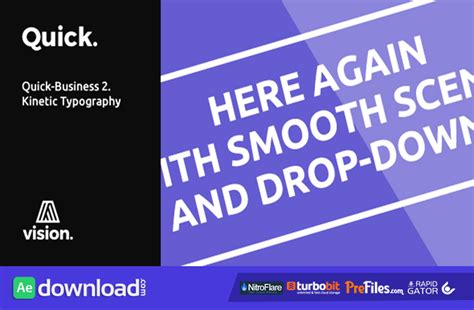 The following free after effects templates feature creative typography and animated typefaces. VIDEOHIVE SPORT KINETIC TYPOGRAPHY - MINIMAL QUICK ...
