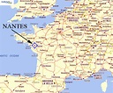 france: Map of Nantes City Area Pictures