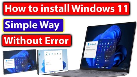 How To Install Windows 11 All Laptop And Pc Youtube