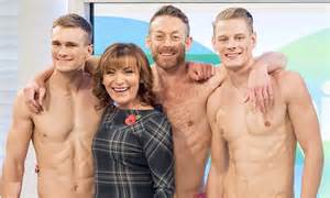 Lorraine Kelly Upsets Viewers By Flirting With Nearly Naked Men During