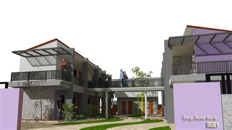 Gambar Desain Taman Minimalis Bangunan Gedung Arsitektur Rumah Kos