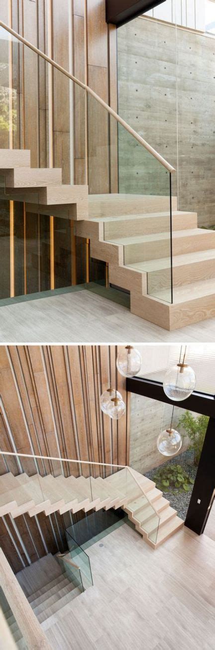 New Light Wood Interior Entryway Ideas Modern Stairs Modern