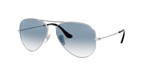 Ray Ban Aviator Large Metal Rb3025 Silverblue 6214140 Unisex