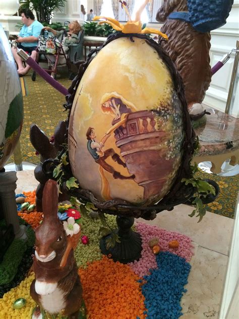 Disneys Grand Floridian Resort Easter Eggs Display 2015 ©destinations