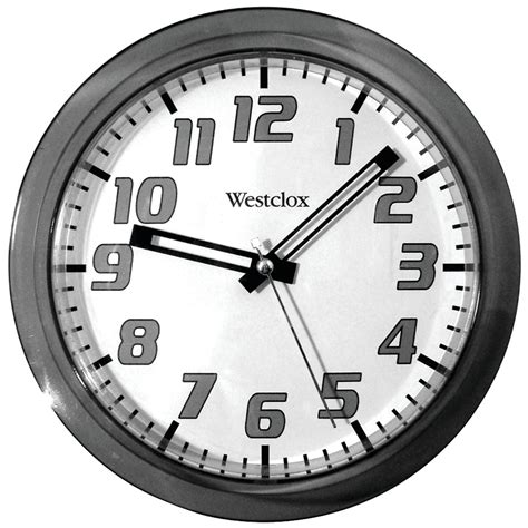 Westclox 32004bk 775 Translucent Wall Clock Black