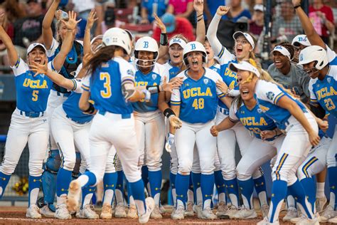 Gallery Softball Claims UCLAs 118th NCAA Title With 5 4 Victory Over