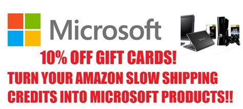 You don't need an amazon prime membership to purchase or redeem an amazon gift card. 10% off Microsoft Gift Cards - $10 Gift Card for $9 - YOU CAN USE YOUR AMAZON PRIME SLOW ...