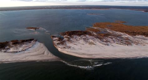 Fire Island National Seashore Aerial View Of A New Breach Flickr