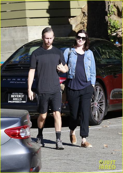 Anne Hathaway Steps Out After Pregnancy News Revealed Photo 3518223